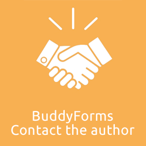 BuddyForms Contact the Author